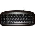 Ergoguys Black Ergonomic Keyboard Left Hand Users KBS-29BLK